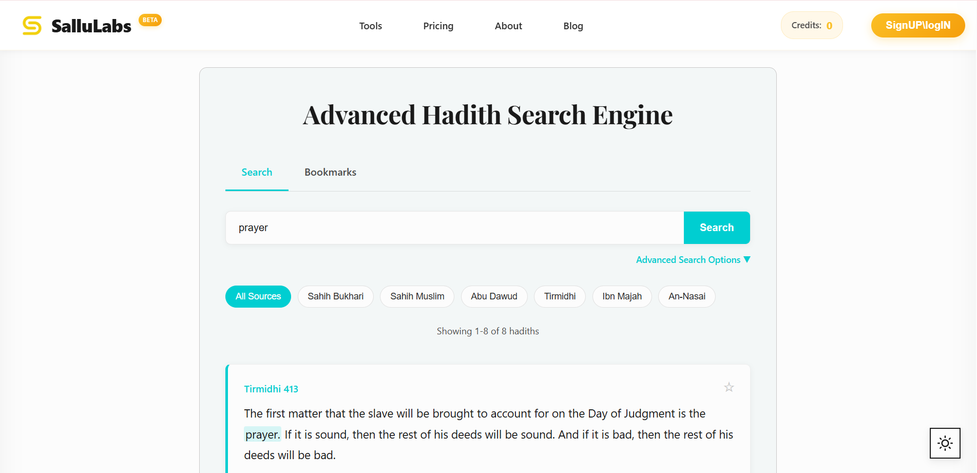Hadith Search